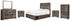 Drystan Queen Panel Bed with 4 Storage Drawers with Mirrored Dresser, Chest and 2 Nightstands in Multi - PKG007525