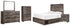 Drystan Queen Panel Bed with 4 Storage Drawers with Mirrored Dresser, Chest and Nightstand in Multi - PKG003190