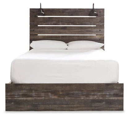 Drystan Queen Panel Bed with Chest and Nightstand in Multi from Ashley - Luna Furniture