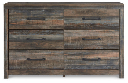 Drystan Twin Panel Bed with Dresser and Nightstand in Multi - PKG020436