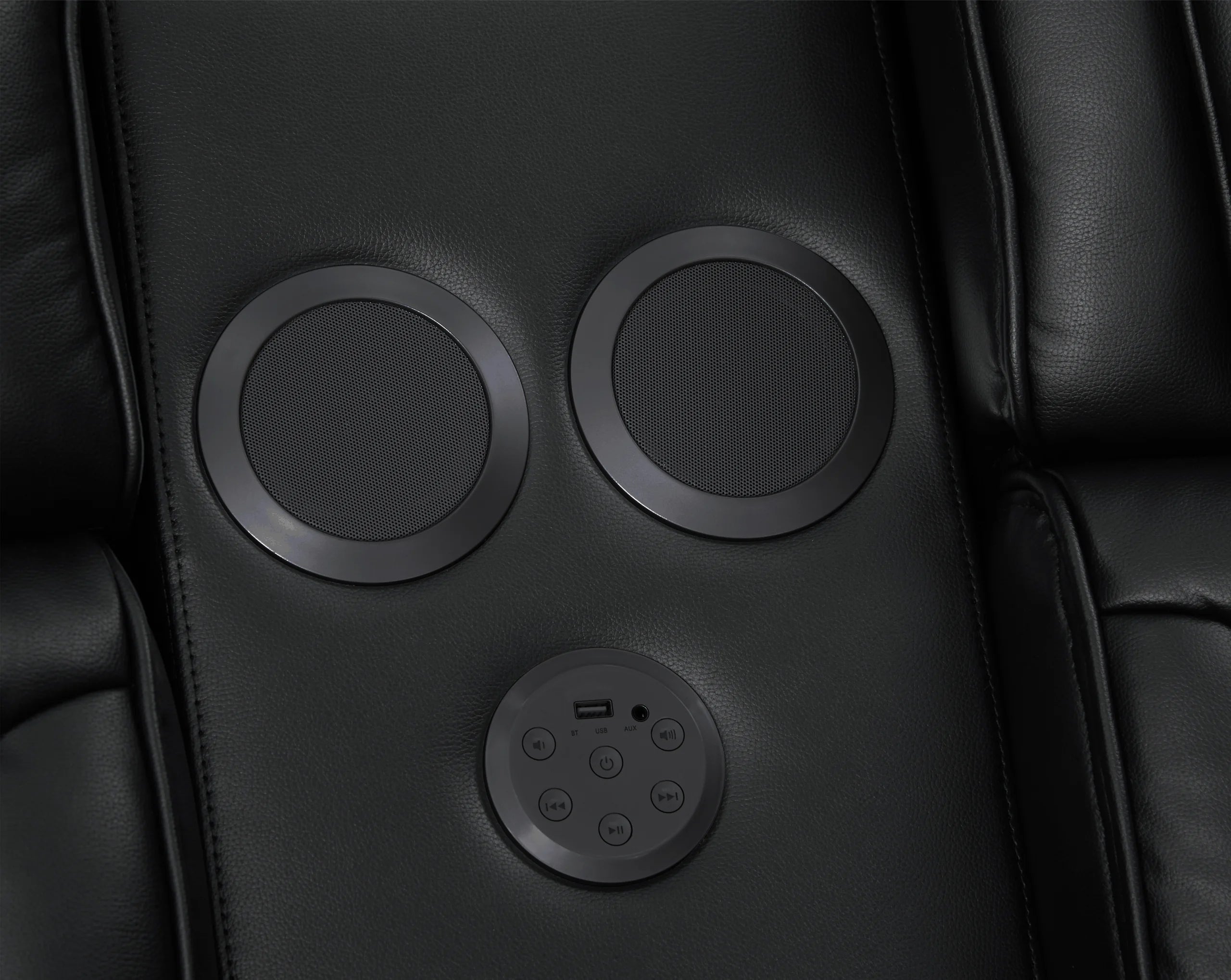 DUBAI 3PC Black Power Reclining Set - DUBAI BLACK