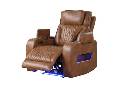 DUBAI 3PC Brown Power Reclining Set - DUBAI BROWN