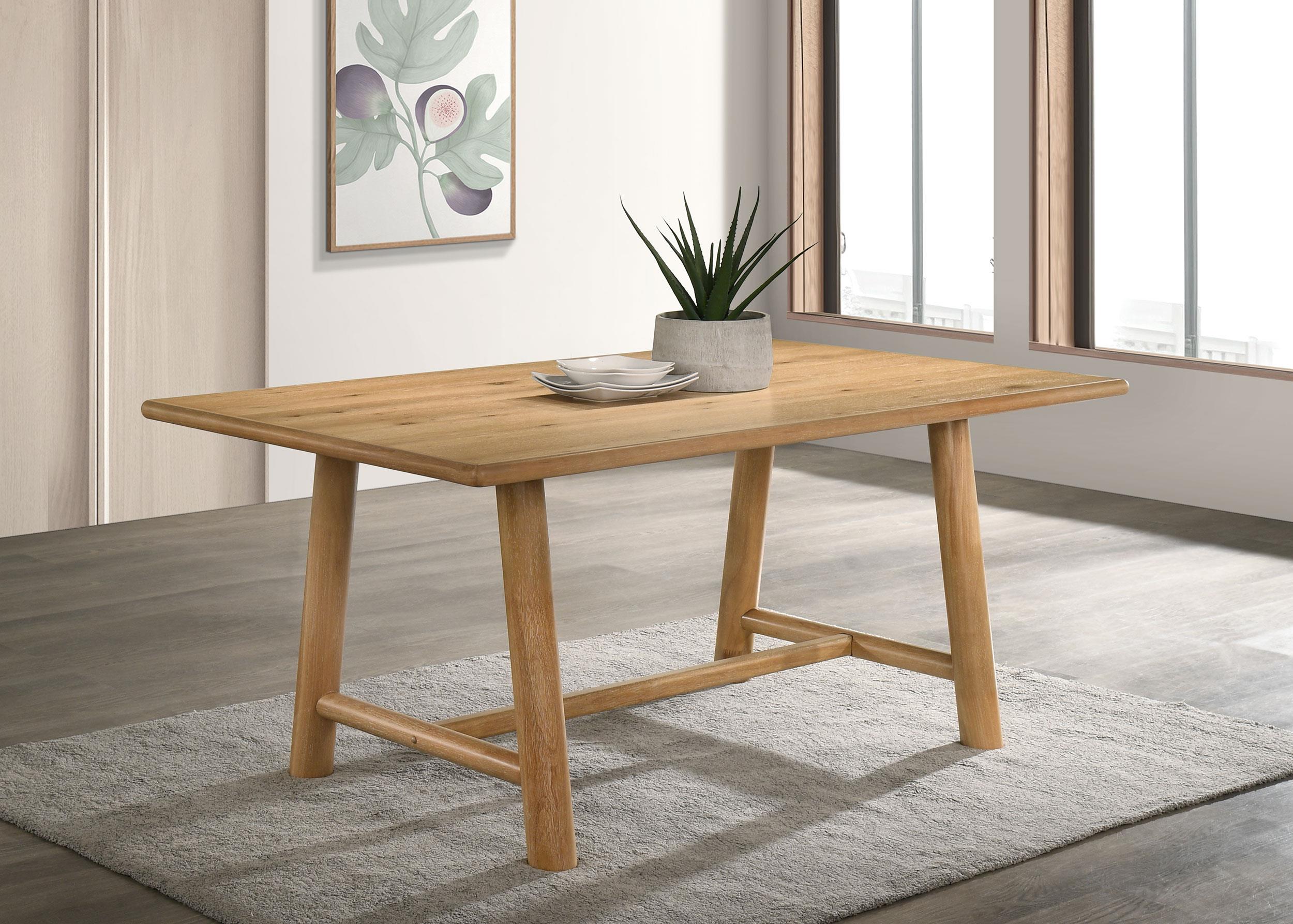 Duncan 71-inch Rectangular Wood Dining Room Table Washed Oak - 193651