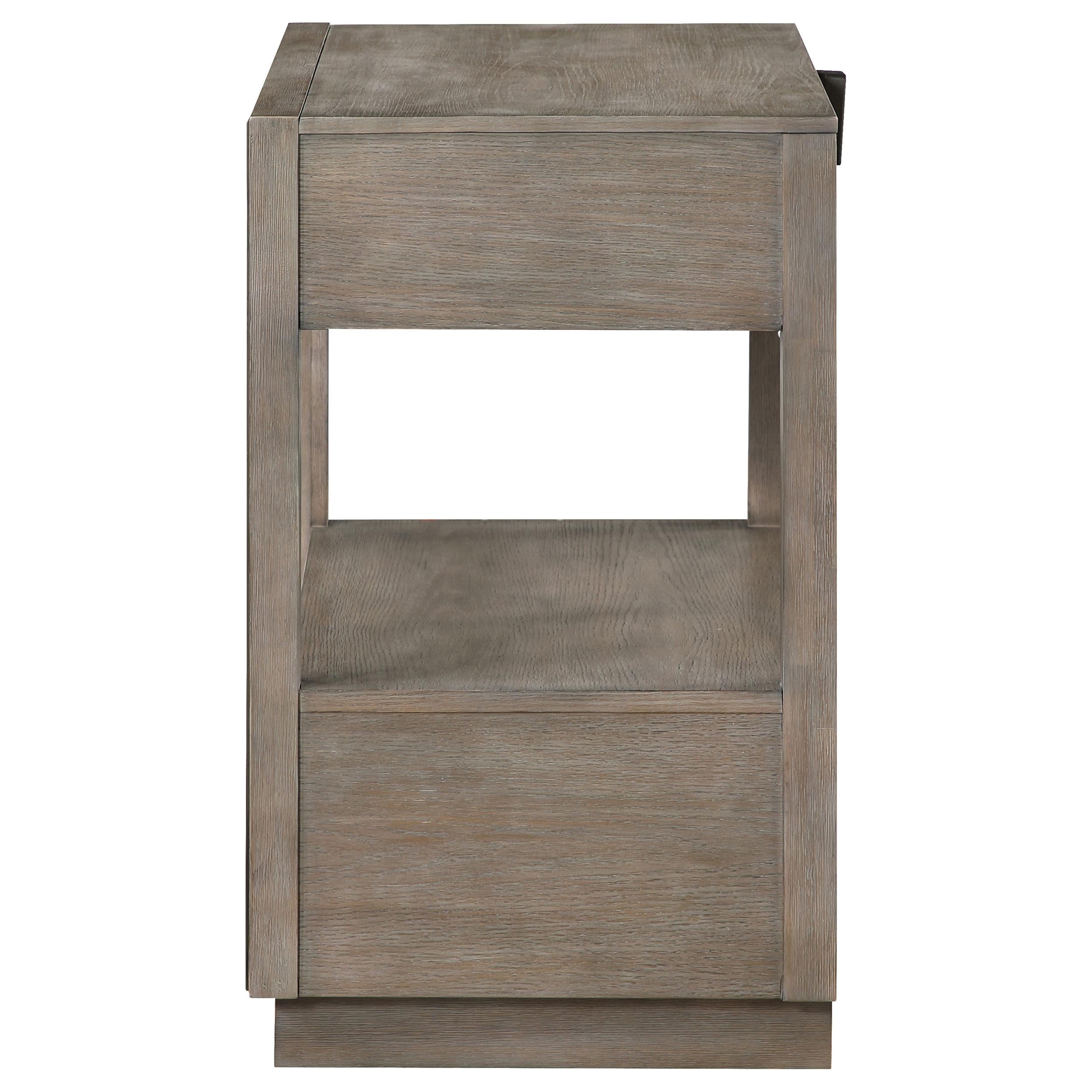 Durango 2-drawer Nightstand Bedside Table Washed Oak - 223272