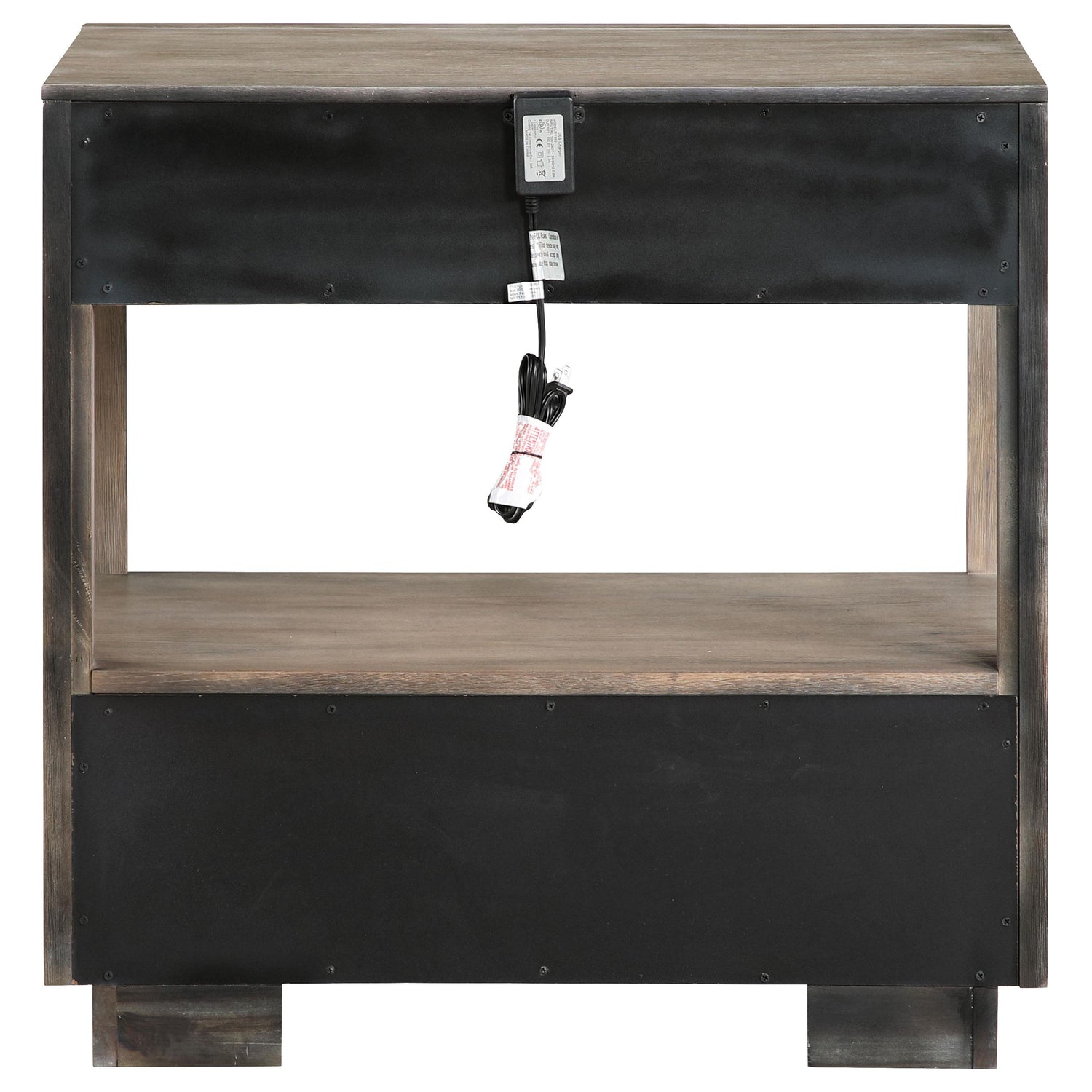 Durango 2-drawer Nightstand Bedside Table Washed Oak - 223272