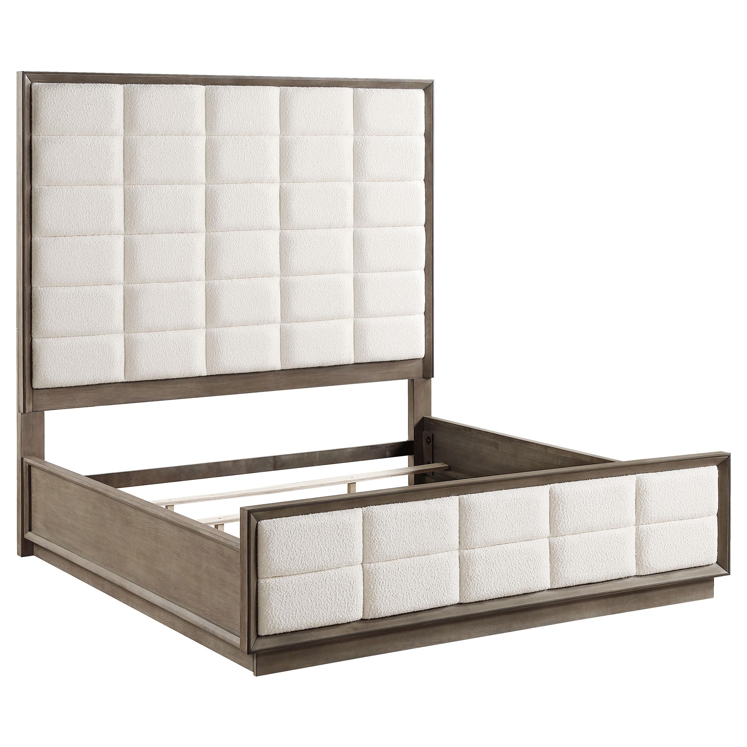 Durango 77-inch Eastern King Panel Bed Washed Oak - 223271KE
