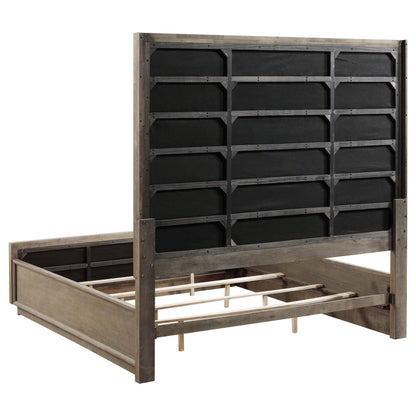 Durango 77-inch Eastern King Panel Bed Washed Oak - 223271KE