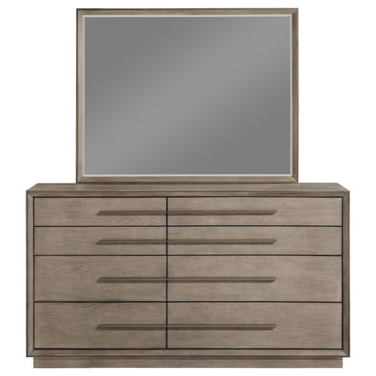 Durango 8-drawer Dresser and Mirror Washed Oak - 223273M