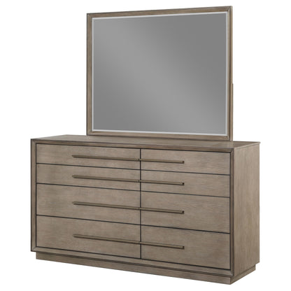Durango 8-drawer Dresser and Mirror Washed Oak - 223273M