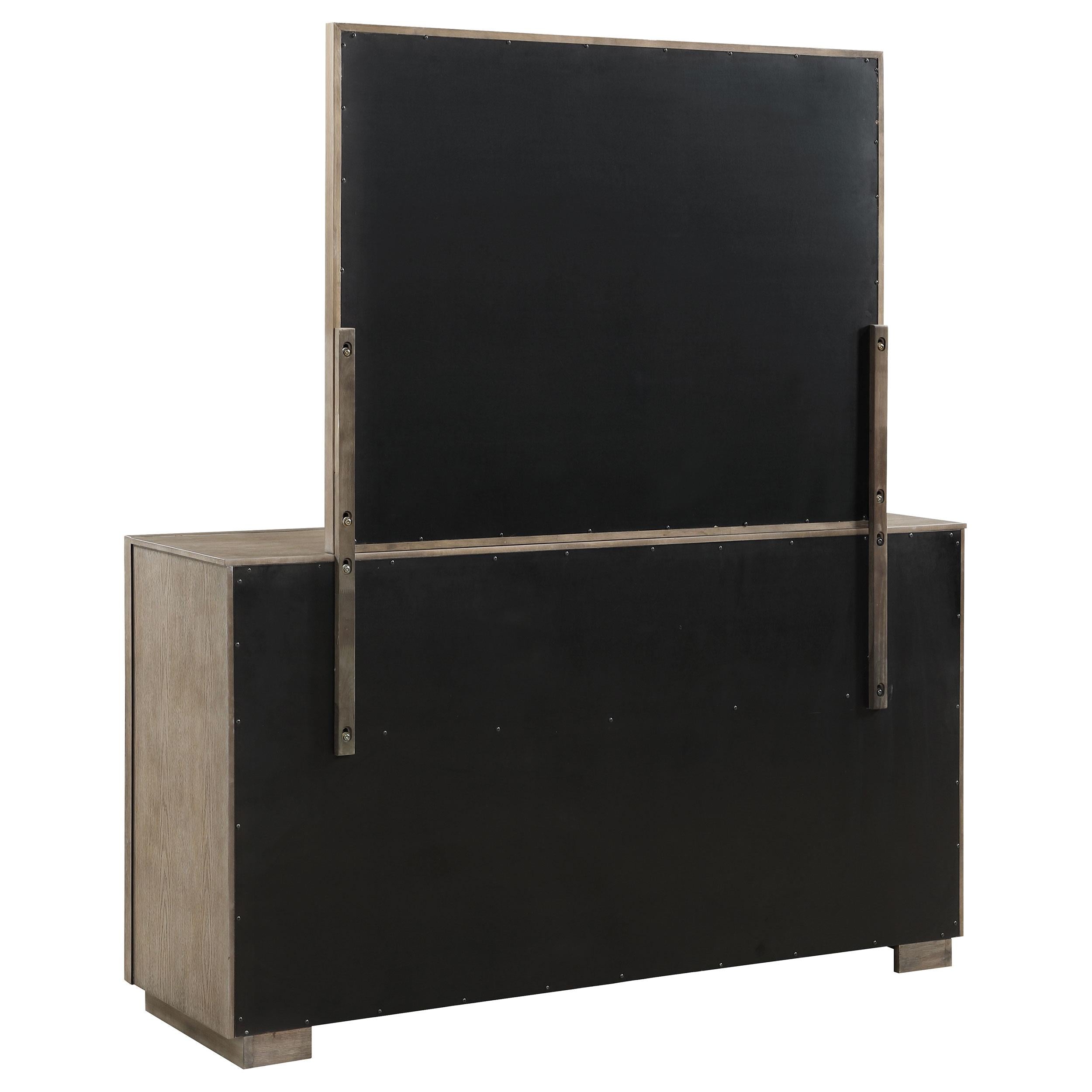 Durango 8-drawer Dresser and Mirror Washed Oak - 223273M