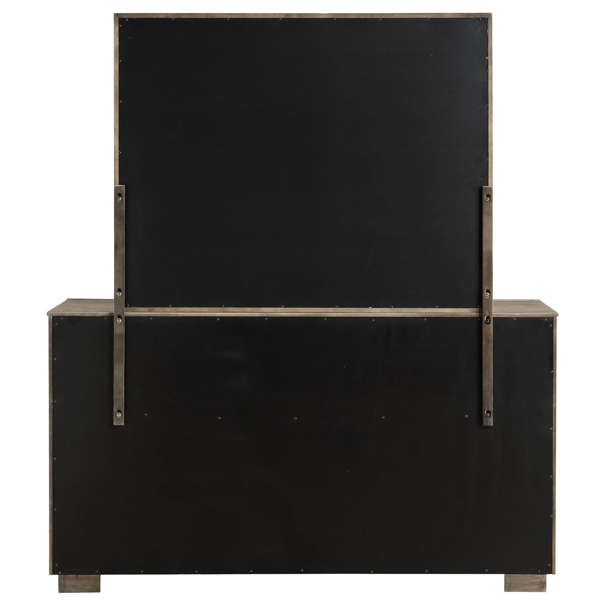 Durango 8-drawer Dresser and Mirror Washed Oak - 223273M