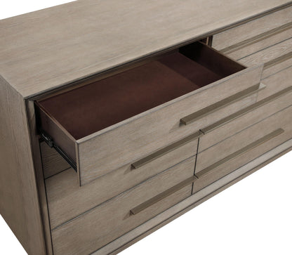 Durango 8-drawer Dresser and Mirror Washed Oak - 223273M