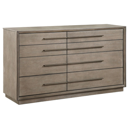Durango 8-drawer Dresser Washed Oak - 223273