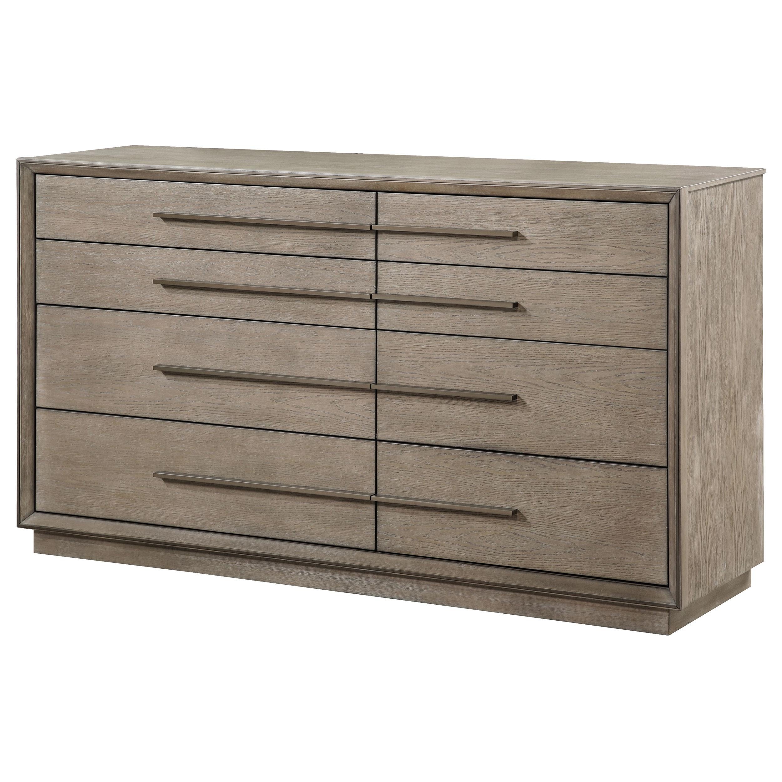 Durango 8-drawer Dresser Washed Oak - 223273