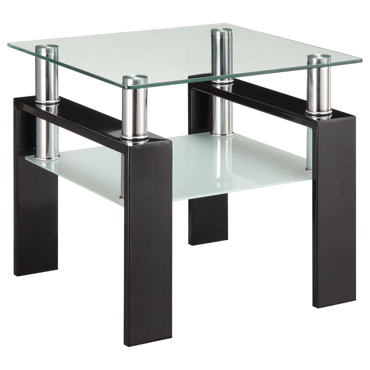 Dyer 2-piece Rectangular Coffee and End Table Set Black - 702288-S2