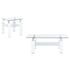 Dyer 2-piece Rectangular Coffee and End Table Set White - 703438-S2