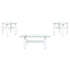 Dyer 3-piece Rectangular Coffee and End Table Set White - 703438-S3