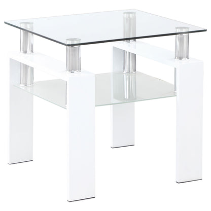 Dyer 3-piece Rectangular Coffee and End Table Set White - 703438-S3