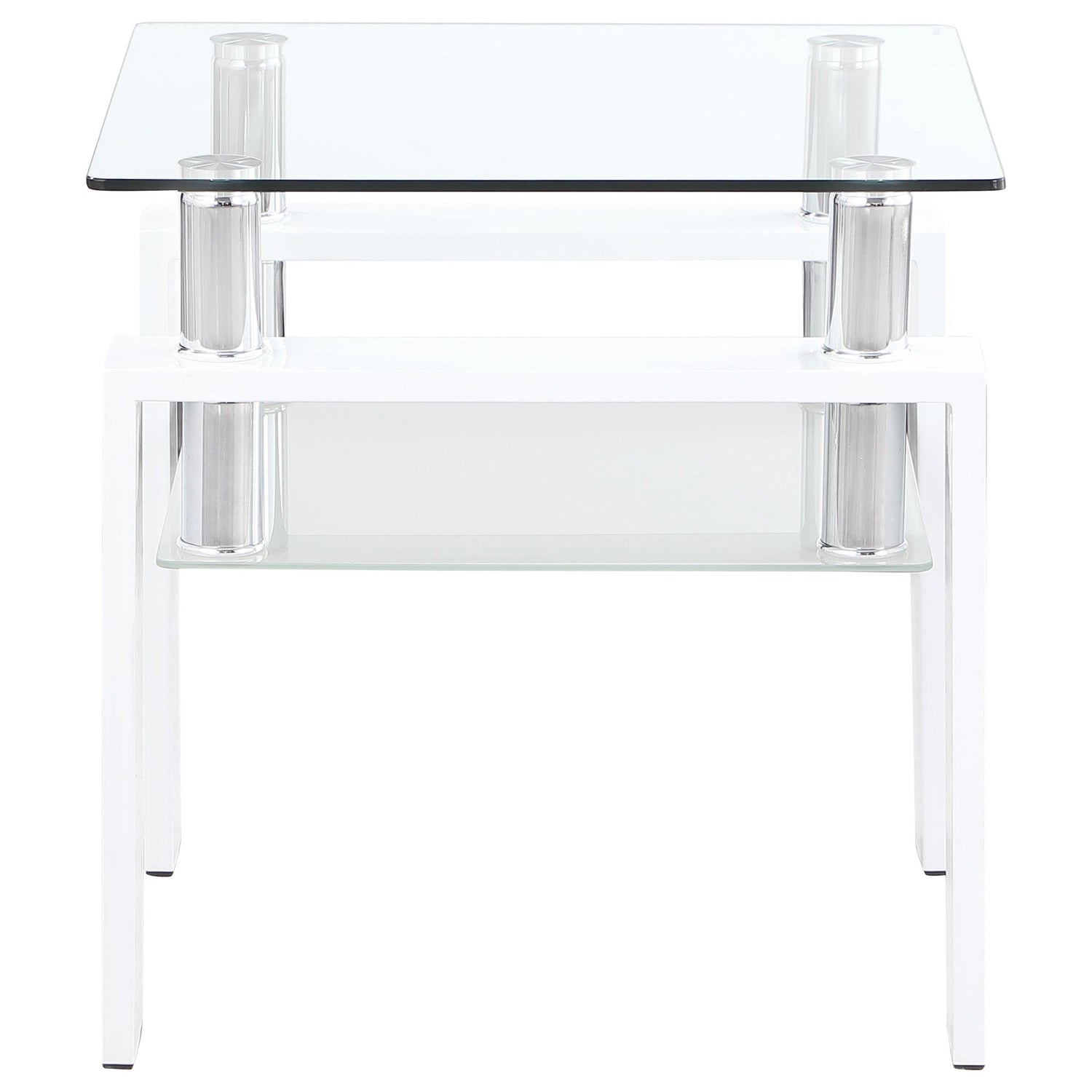 Dyer 3-piece Rectangular Coffee and End Table Set White - 703438-S3