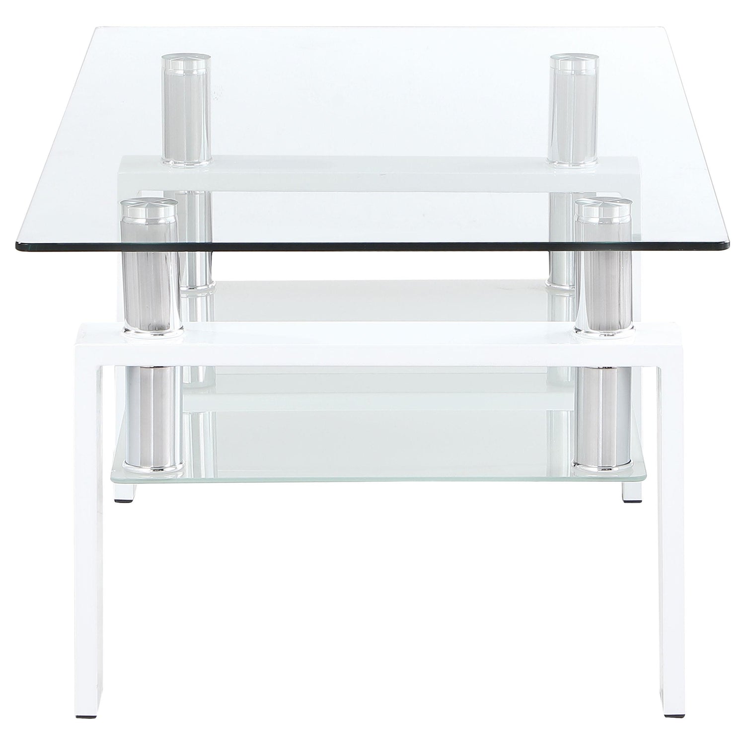 Dyer 3-piece Rectangular Coffee and End Table Set White - 703438-S3