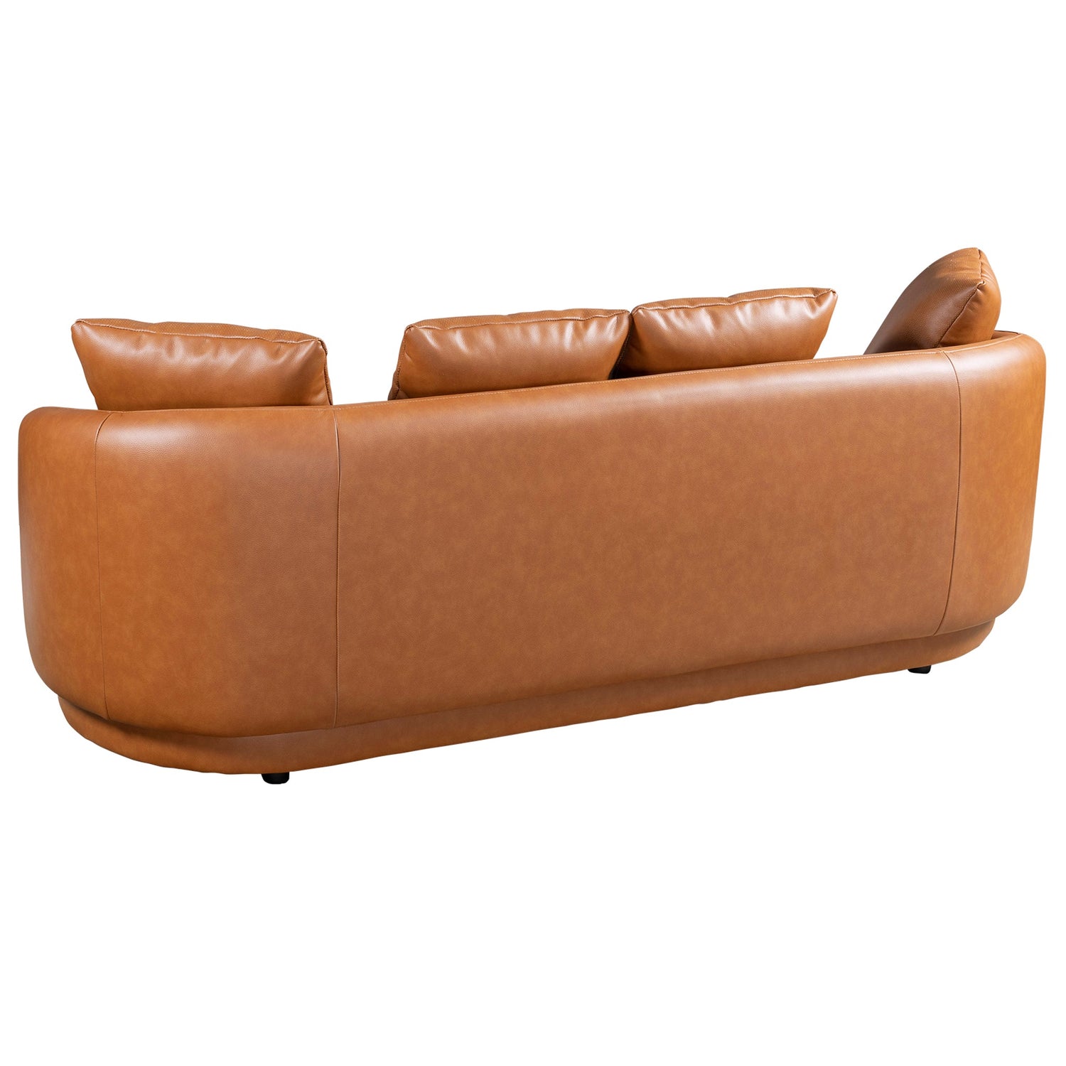 Dylan Modern Cognac Leather Sofa - SOF02903411