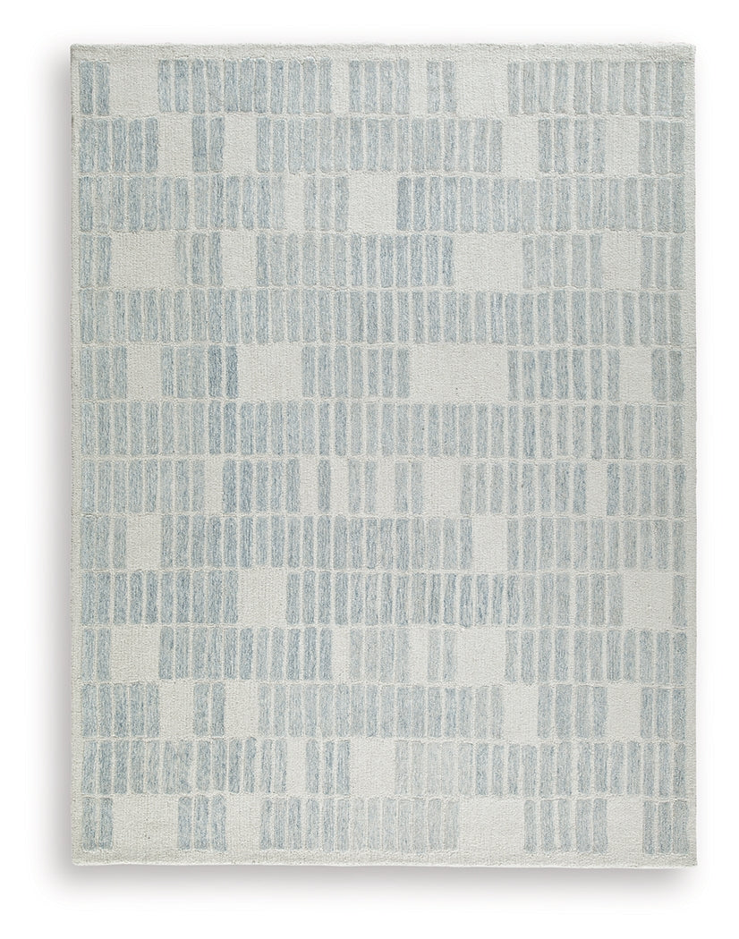 Dylanton Ivory/Blue Large Rug - R407811
