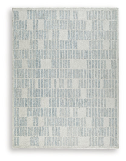 Dylanton Ivory/Blue Large Rug - R407811