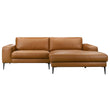 Easley Mid Century Modern Vegan Leather Wide-Arm Sofa - SEC00403702