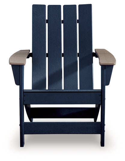 East Beach Black/Beige Adirondack Chair - PCP587-898