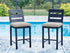 East Beach Blue Outdoor Counter Height Bar Stool (Set of 2) - PCP587-124