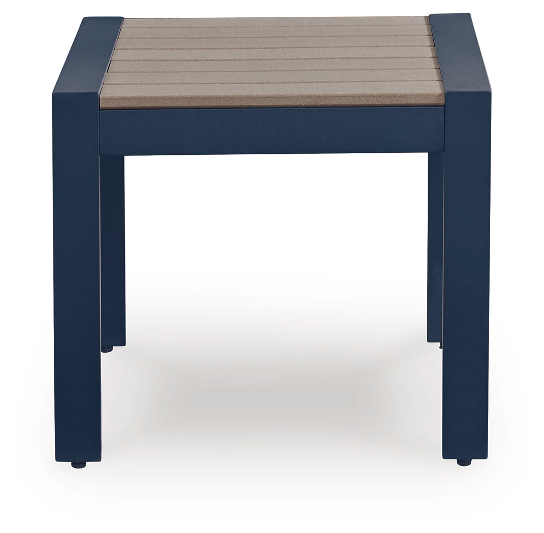 East Beach Blue Outdoor End Table - PCP587-703
