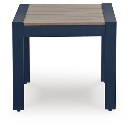 East Beach Blue Outdoor End Table - PCP587-703