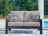 East Beach Blue Outdoor Loveseat with Cushion - PCP587-835