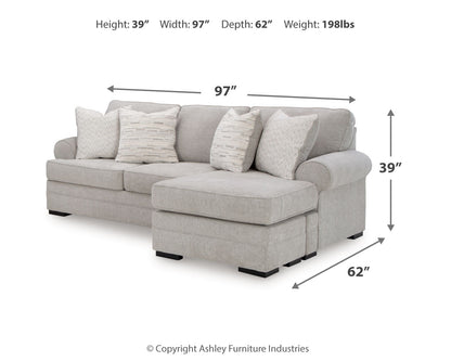 Eastonbridge  Sofa Chaise and Oversized Chair - 56603U3