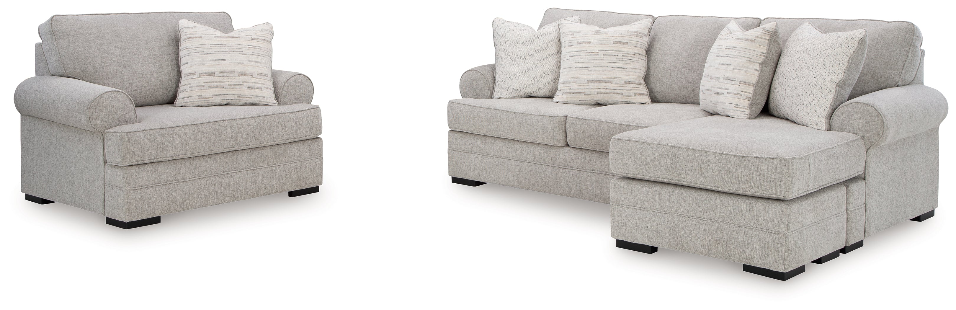 Eastonbridge  Sofa Chaise and Oversized Chair - 56603U3