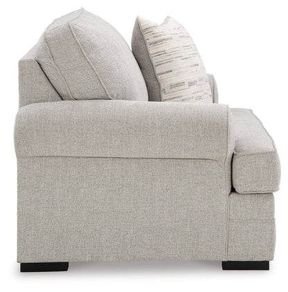 Eastonbridge Sofa Chaise, Chair, and Ottoman in Shadow - PKG018533