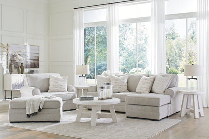 Eastonbridge Sofa Chaise, Chair, and Ottoman in Shadow - PKG018533