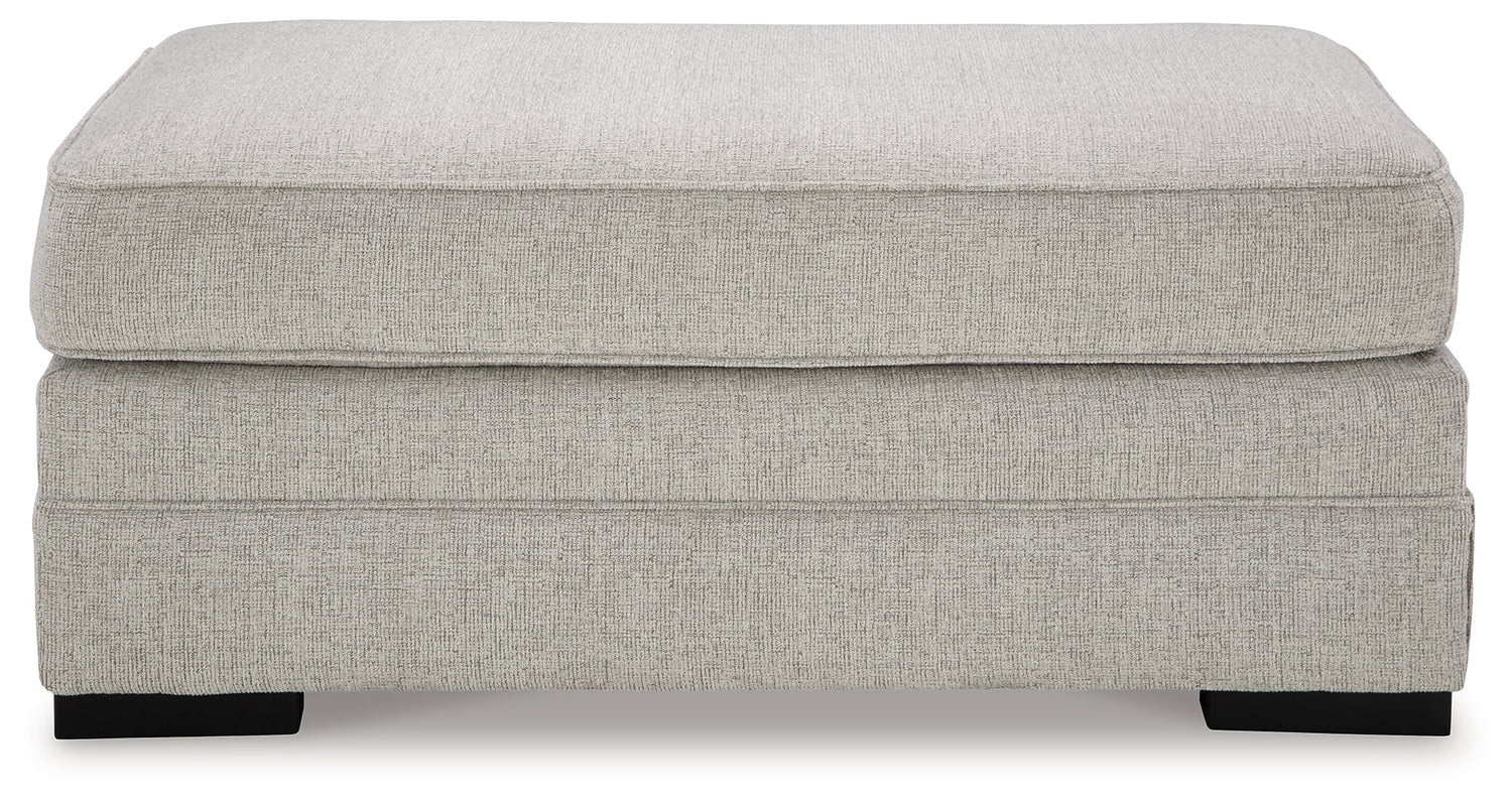Eastonbridge Sofa Chaise, Chair, and Ottoman in Shadow - PKG018533