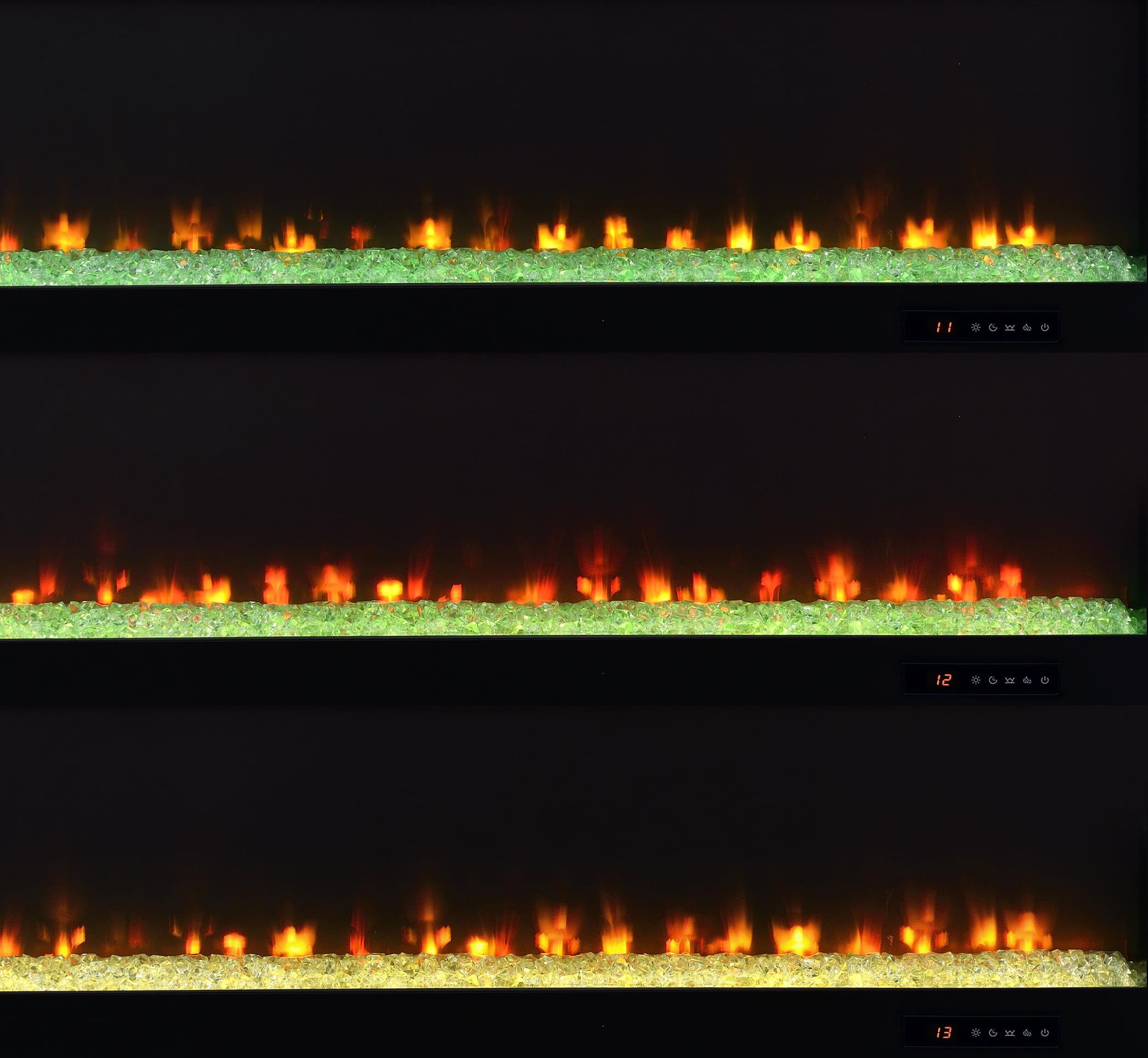 Eddy 79-inch 2-door TV Stand Fireplace Media Console Mango - 722843