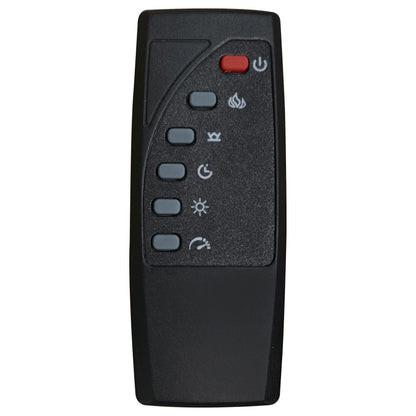 Eddy 79-inch 2-door TV Stand Fireplace Media Console Mango - 722843