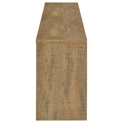 Eddy 79-inch 2-door TV Stand Fireplace Media Console Mango - 722843