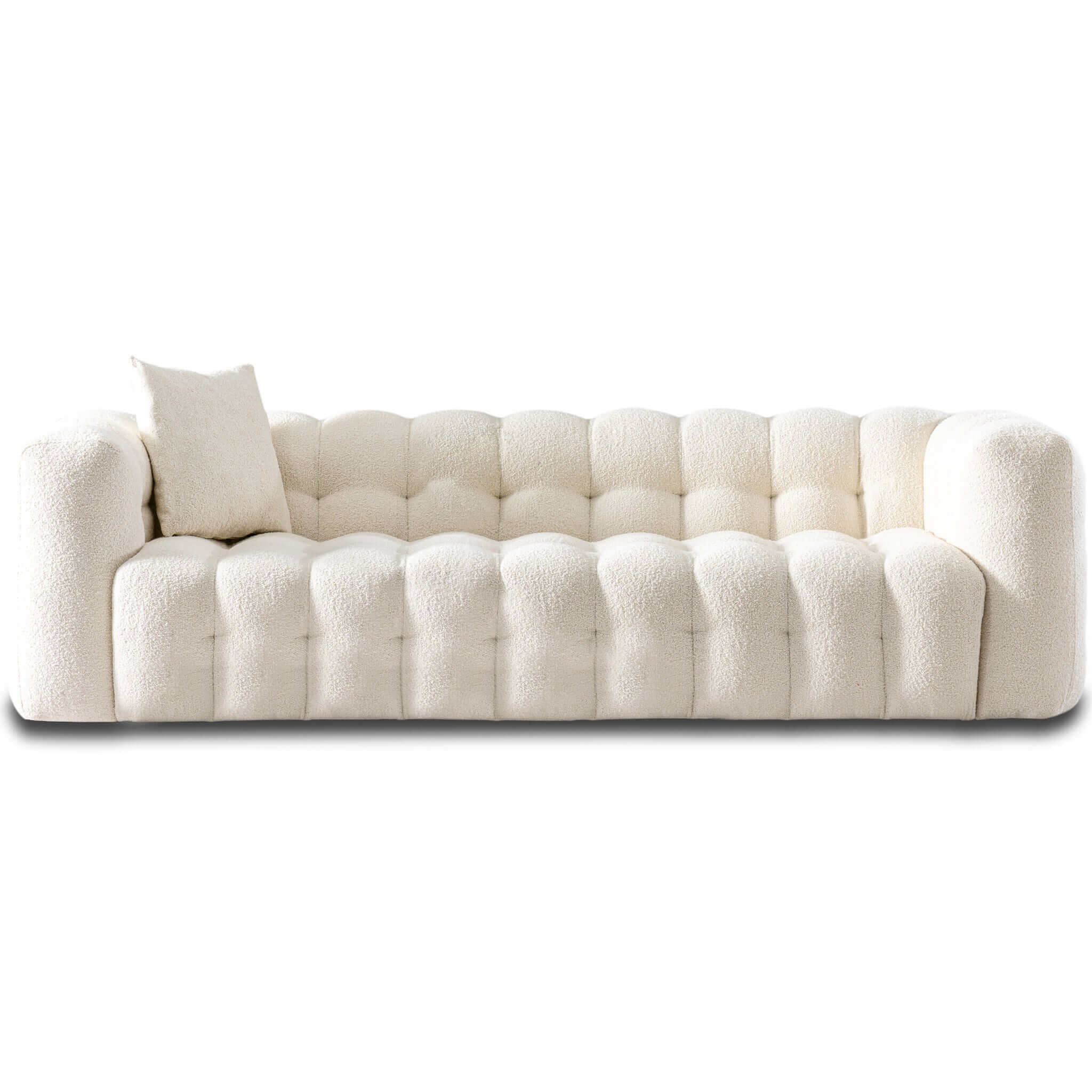 Eden Modern Tufted Chesterfield Boucle Fabric Sofa - SOF02402902