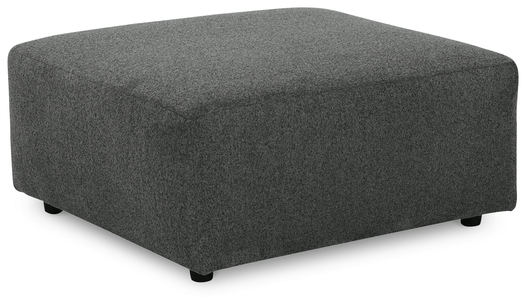 Edenfield 3-Piece Sectional with Ottoman in Charcoal - PKG014852