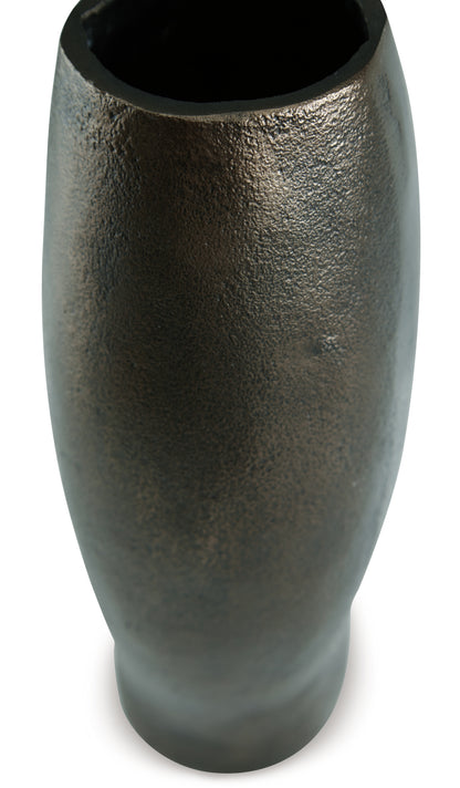 Elanman Antique Bronze Finish Vase - A2000692
