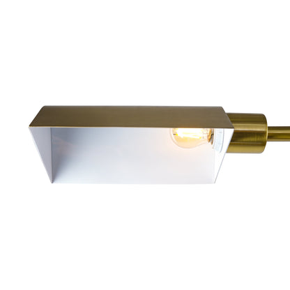 Elara Floor Lamp Gold outer and White inner - FLL04002501