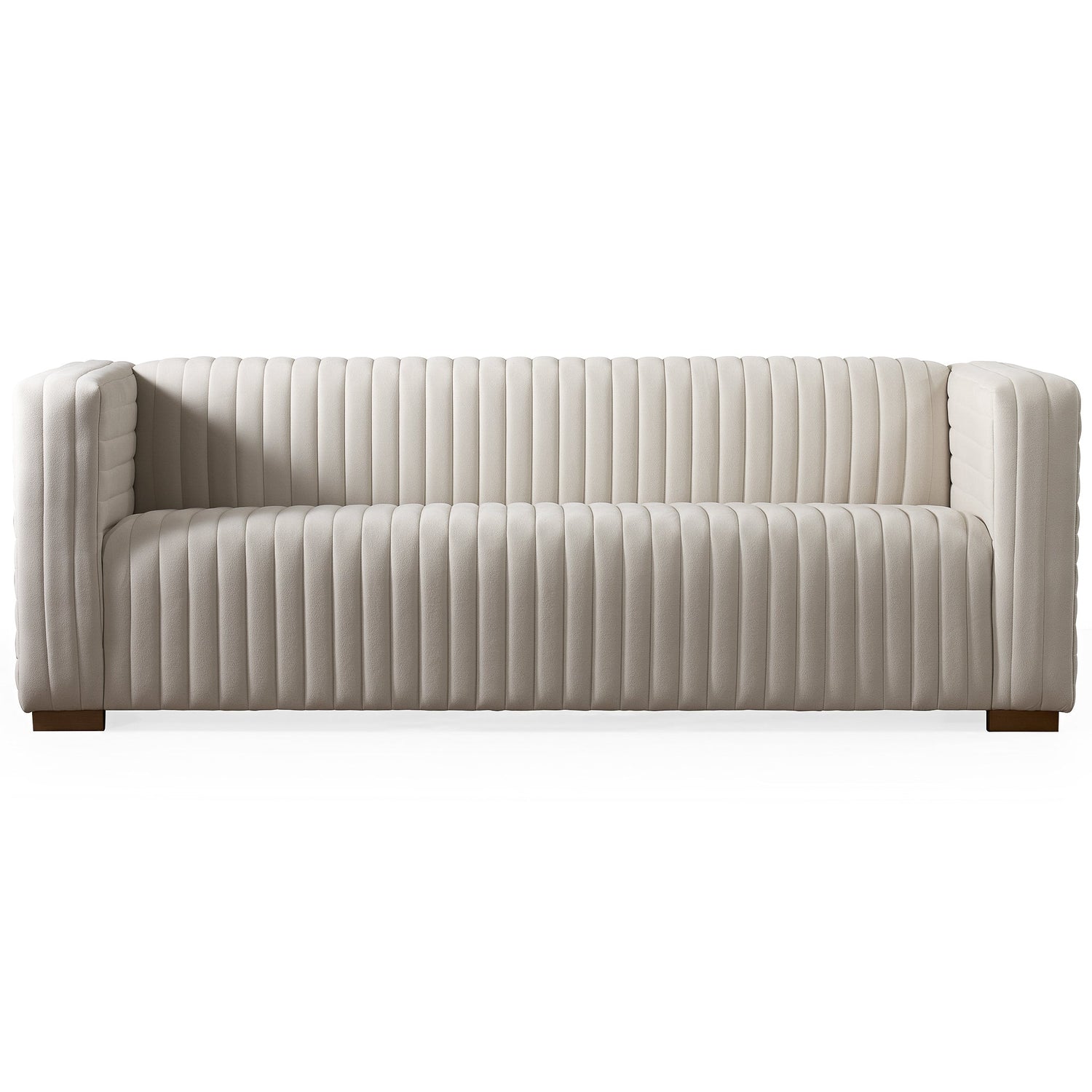 Elara Sofa - Cream Velvet - SOF02107201