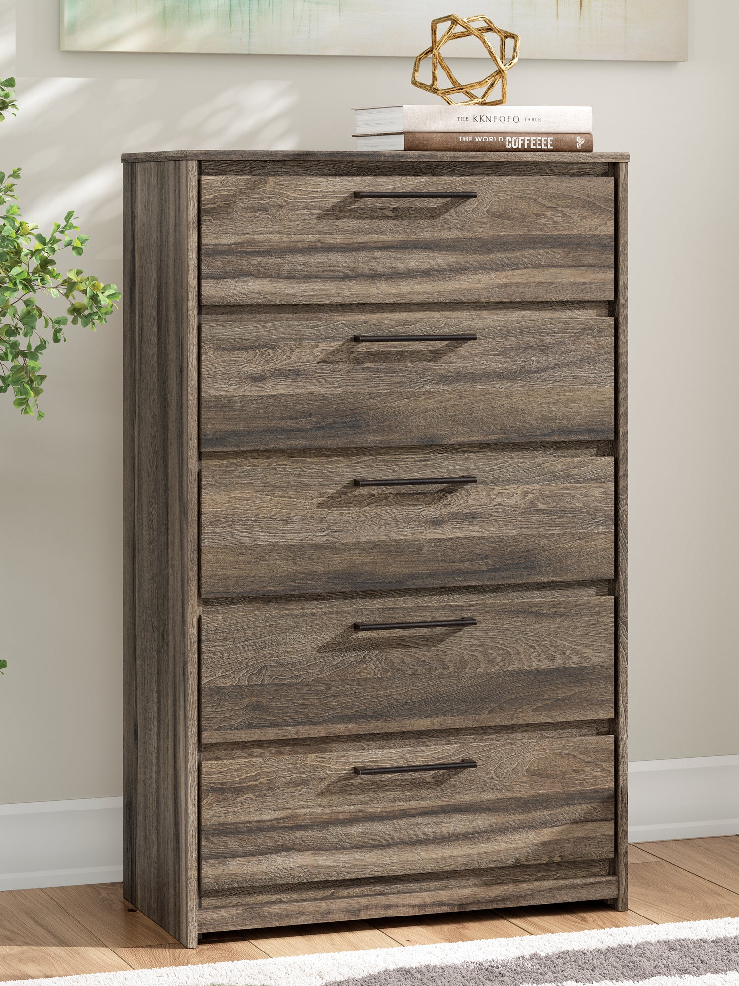 Elbrim Brown Chest of Drawers - PCB2005-46