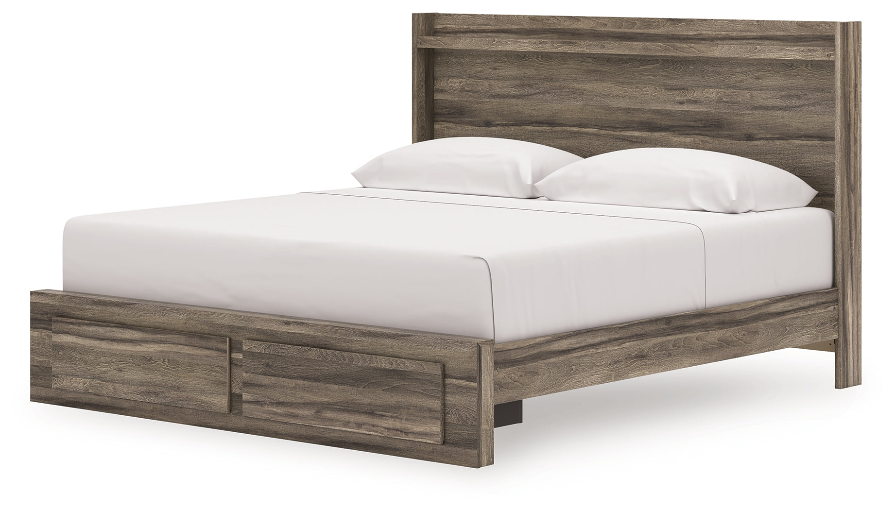 Elbrim Brown King Panel Storage Bed - PCB2005B7