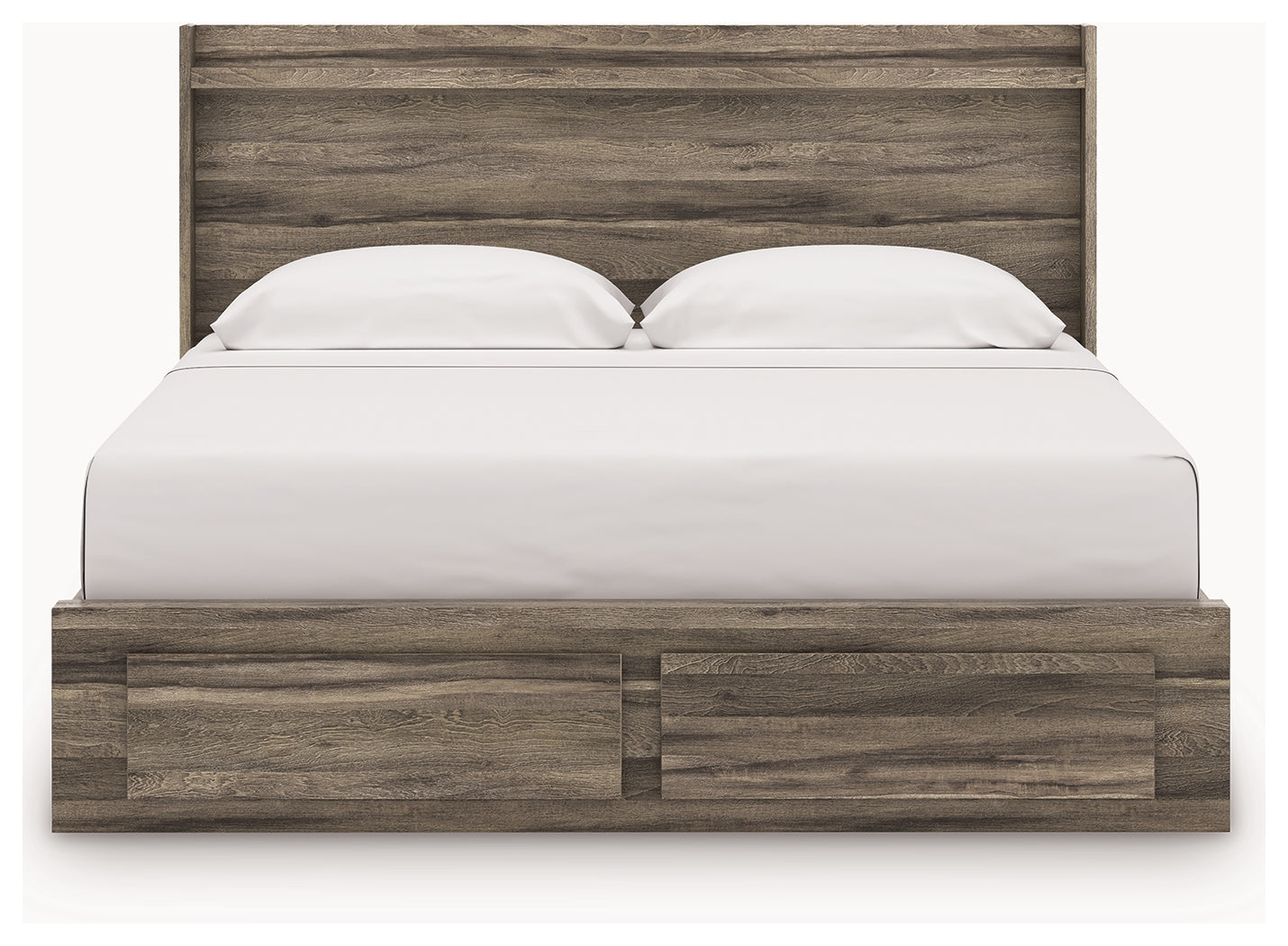 Elbrim Brown King Panel Storage Bed - PCB2005B7