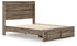 Elbrim Brown Queen Panel Storage Bed - PCB2005B4